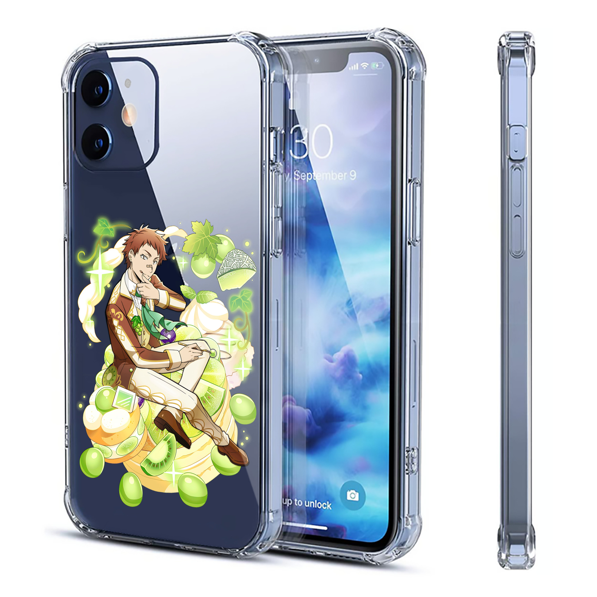 （画像用） 文豪ストレイドッグス Bungo Stray Dogs 【iPhone 12シリーズ対応】透明スマホケース（クリアソフトケース）